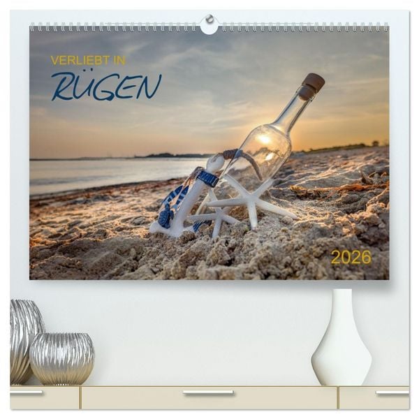 Produktbild: Verliebt in R&uuml;gen (hochwertiger Premium Wandkalender 2026 DIN A2 quer), Kunstdruck in Hochglanz
