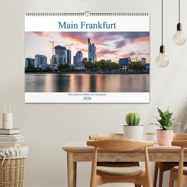 Produktbild: Main Frankfurt (Wandkalender 2026 DIN A2 quer), CALVENDO Monatskalender