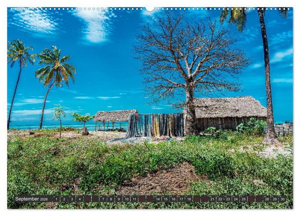 Produktbild: Karibu Sansibar (hochwertiger Premium Wandkalender 2026 DIN A2 quer), Kunstdruck in Hochglanz