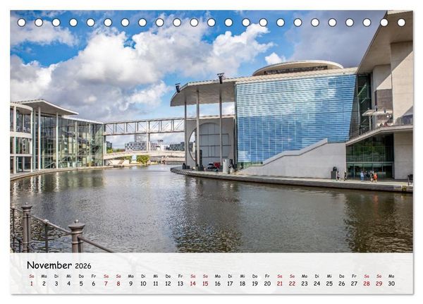 Produktbild: Berlin - Zwischen Alexanderplatz und Brandenburger Tor (Tischkalender 2026 DIN A5 quer), CALVENDO Monatskalender