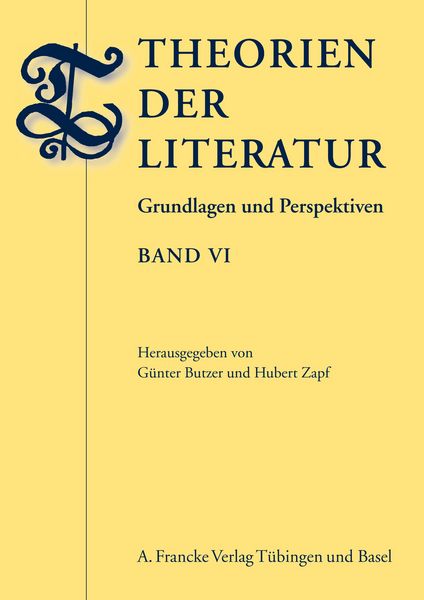 Produktbild: Theorien der Literatur VI