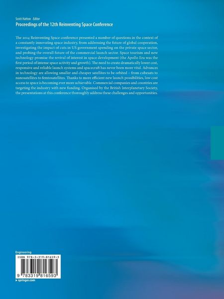 Produktbild: Proceedings of the 12th Reinventing Space Conference