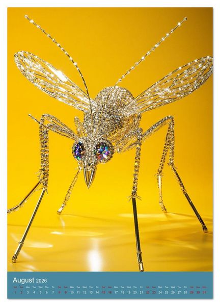 Produktbild: Sparkeling Creepy Crawlies (Wall Calendar 2026 DIN A4 portrait), CALVENDO 12 Month Wall Calendar