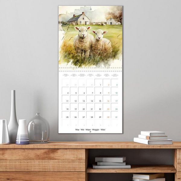 Produktbild: Regard sur la ferme (Calendrier mural carr&eacute; 2026 30x30 cm) Calendrier double avec une page pour vos prises de notes