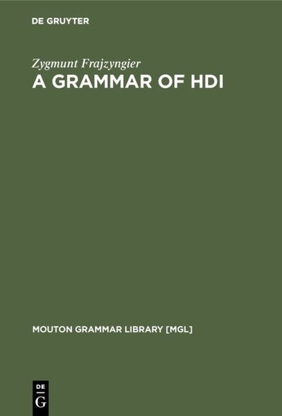 Produktbild: A Grammar of Hdi
