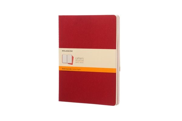 Produktbild: Moleskine Cahier Pocket Ruled Red Cover XL. 3er Pack