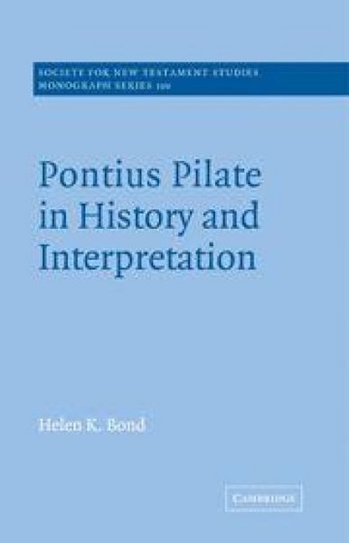 Produktbild: Pontius Pilate in History and Interpretation