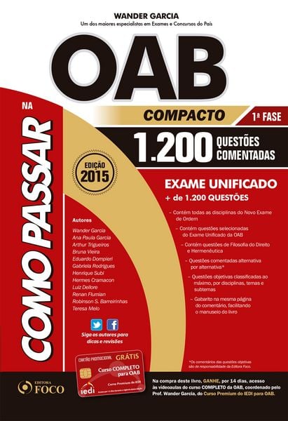 Produktbild: Como Passar - OAB Compacto - 2015