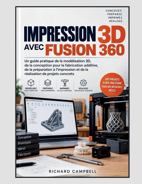 Produktbild: Impression 3D avec Fusion 360