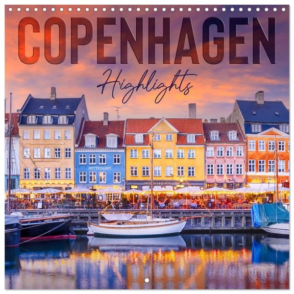 Produktbild: COPENHAGEN Highlights (Wall Calendar 2026 12 &times; 12 Inch) CALVENDO 12 Month Wall Calendar