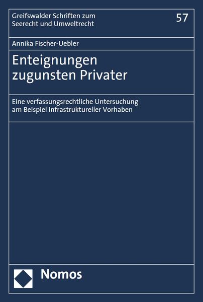 Produktbild: Enteignungen zugunsten Privater