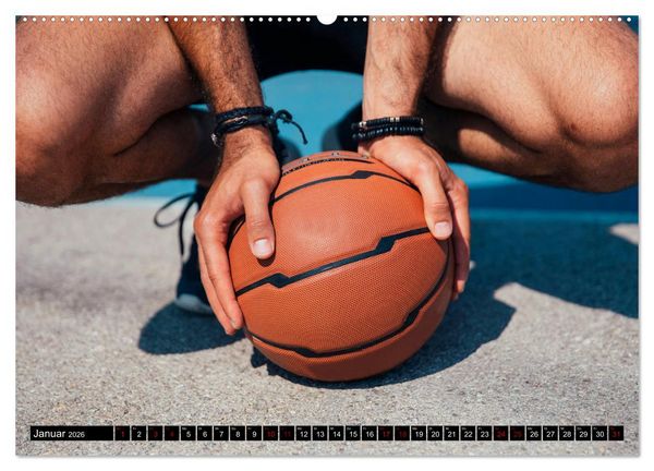 Produktbild: Trendsport Basketball (Wandkalender 2026 DIN A2 quer), CALVENDO Monatskalender