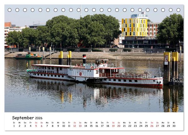 Produktbild: Bremen - Die Hansestadt an der Weser (Tischkalender 2026 DIN A5 quer), CALVENDO Monatskalender