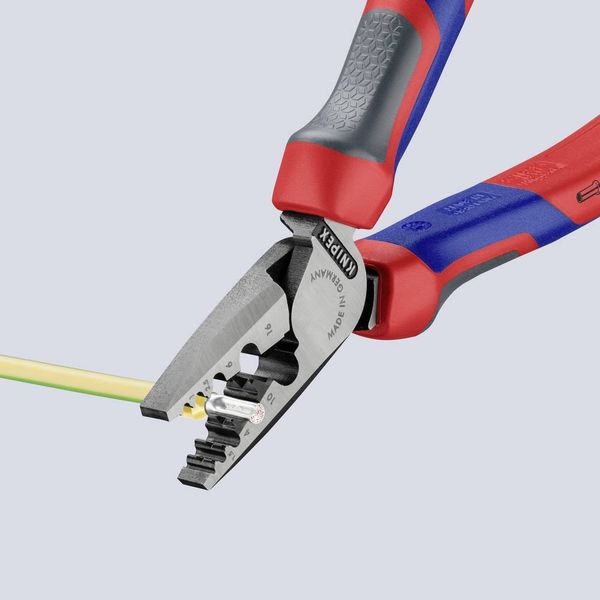 Produktbild: Knipex 97 72 180 Crimpzange Aderendh&uuml;lsen 0.25 bis 16mm&sup2;