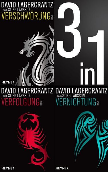 Produktbild: Die Millennium-Saga 4-6: Verschw&ouml;rung / Verfolgung / Vernichtung (3in1-Bundle)