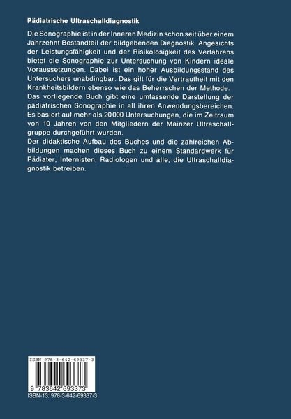 Produktbild: P&auml;diatrische Ultraschalldiagnostik