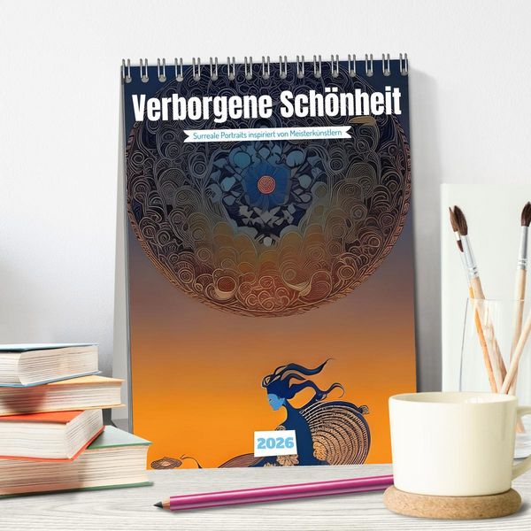 Produktbild: Verborgene Sch&ouml;nheit (Tischkalender 2026 DIN A5 hoch), CALVENDO Monatskalender