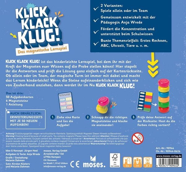 Produktbild: Klick Klack Klug Starterset ab 7 Jahren