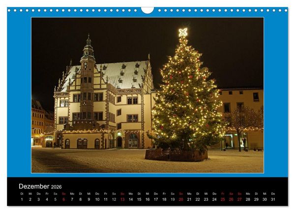 Produktbild: Schweinfurt bei Nacht verzaubernd und bunt (Wandkalender 2026 DIN A3 quer), CALVENDO Monatskalender
