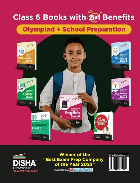 Produktbild: Olympiad Champs English Class 6 with Chapter-wise Previous 10 Year (2013 - 2022) Questions 4th Edition | Complete Prep Guide with Theory, PYQs, Past & Practice Exercise |
