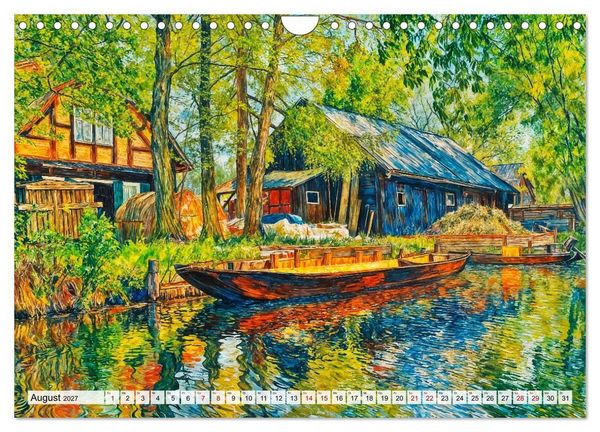 Produktbild: Nordische Impressionen - K&uuml;sten, St&auml;dte und Wasserwege (Wandkalender 2027 DIN A4 quer), CALVENDO Monatskalender