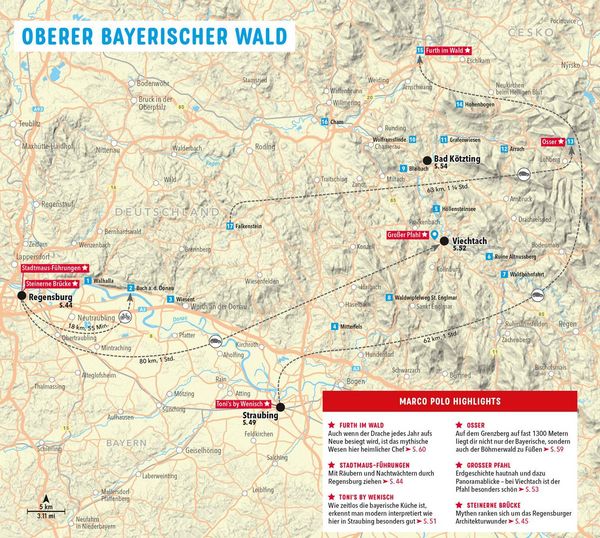 Produktbild: MARCO POLO Reisef&uuml;hrer Bayerischer Wald