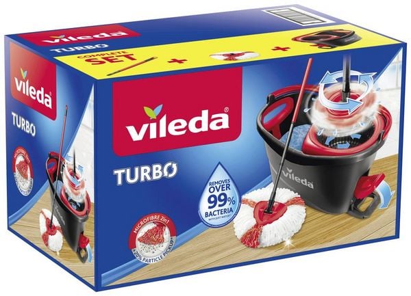 Produktbild: Vileda 146590 Turbo 2in1 Wischmopp Komplettset 1St.