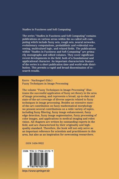 Produktbild: Fuzzy Techniques in Image Processing