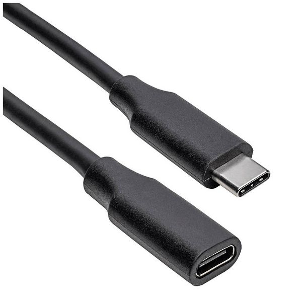 Produktbild: Akyga USB-Kabel USB-C&reg; Stecker, USB-C&reg; Buchse 0.30m Schwarz AK-USB-32