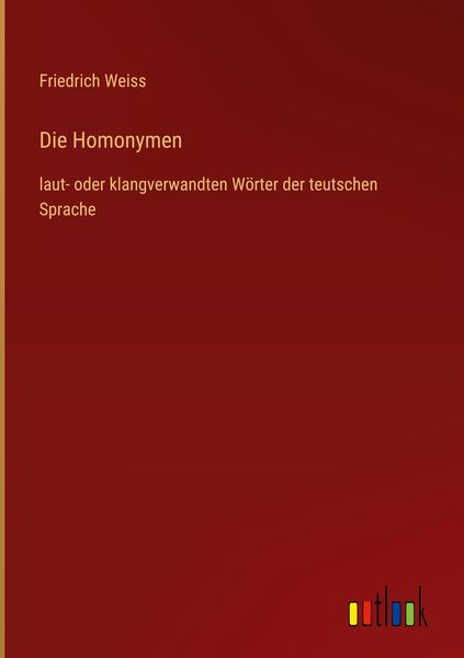 Produktbild: Die Homonymen