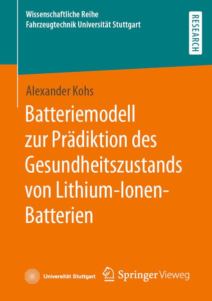 Produktbild: Batteriemodell zur Pr&auml;diktion des Gesundheitszustands von Lithium-Ionen-Batterien