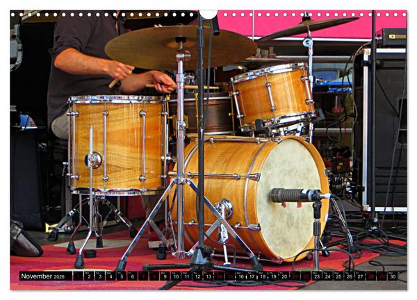 Produktbild: Drums On Stage - Let's Rock (Wall Calendar 2026 DIN A3 landscape), CALVENDO 12 Month Wall Calendar