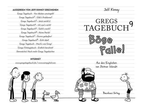 Produktbild: Böse Falle! / Gregs Tagebuch Band 9