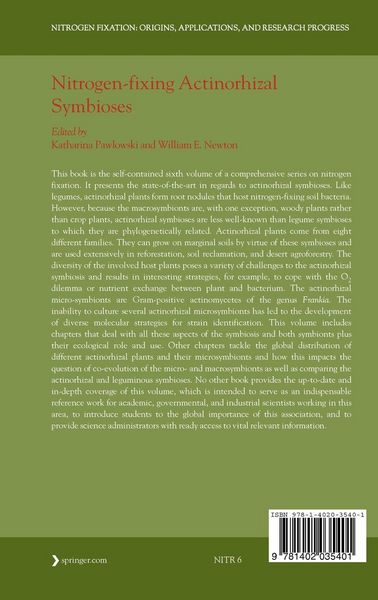 Produktbild: Nitrogen-fixing Actinorhizal Symbioses