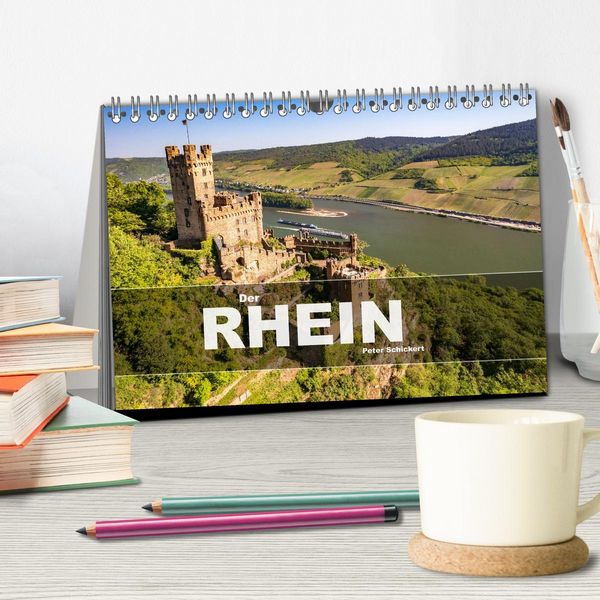 Produktbild: Der Rhein (Tischkalender 2026 DIN A5 quer), CALVENDO Monatskalender