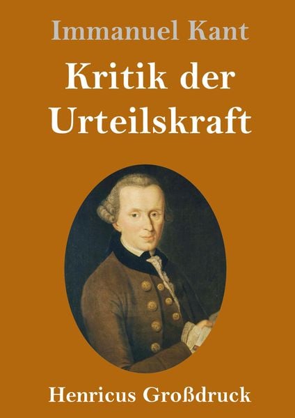 Produktbild: Kritik der Urteilskraft (Gro&szlig;druck)