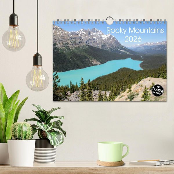 Produktbild: Rocky Mountains 2026 (Wandkalender 2026 DIN A4 quer), CALVENDO Monatskalender