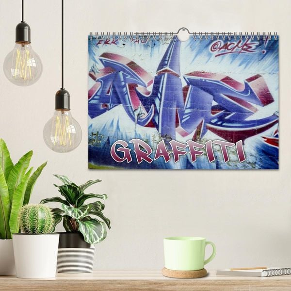 Produktbild: Graffiti - Kunst aus der Dose (Wandkalender 2026 DIN A4 quer), CALVENDO Monatskalender
