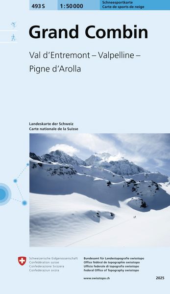 Produktbild: 493S Grand Combin Schneesportkarte