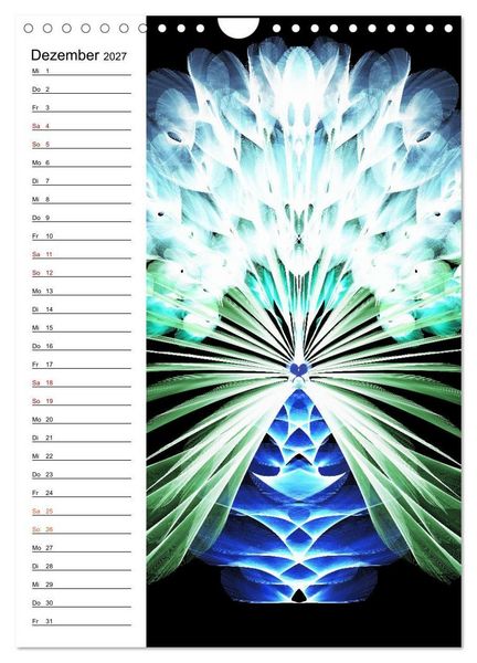 Produktbild: Textile Gewebekunst (Wandkalender 2027 DIN A4 hoch), CALVENDO Monatskalender