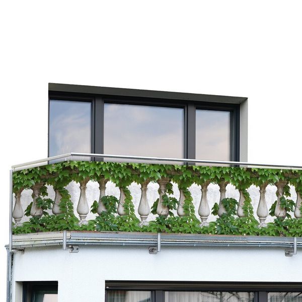 Produktbild: Balkon-Sichtschutz Mod. Efeu-Zaun, 5 m, UV- und witterungsbest&auml;ndig