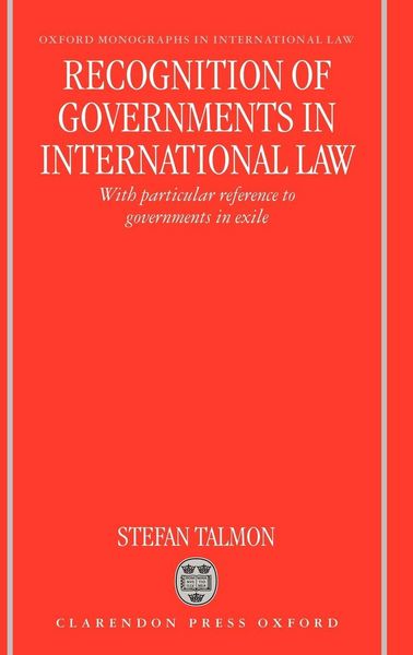 Produktbild: Recognition of Governments in International Law