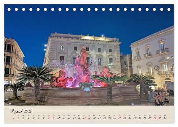 Produktbild: Siziliens Zauber &ndash; Von Palermo bis Taormina (Tischkalender 2026 DIN A5 quer), CALVENDO Monatskalender