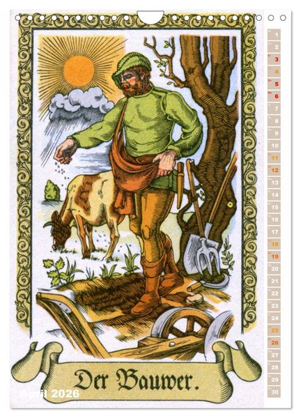 Produktbild: Altes Handwerk: Historische Zeichnungen neu entdeckt (Wandkalender 2026 DIN A4 hoch), CALVENDO Monatskalender