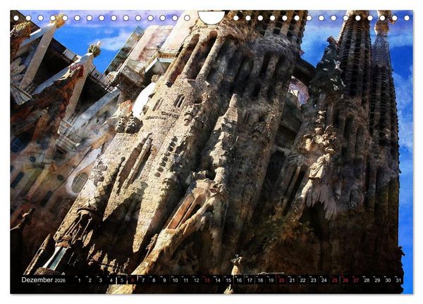 Produktbild: Barcelona (Wandkalender 2026 DIN A4 quer), CALVENDO Monatskalender