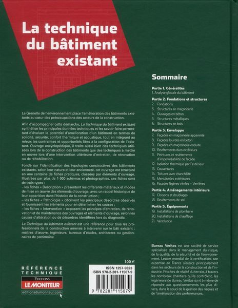 Produktbild: Technique Batiment Existant