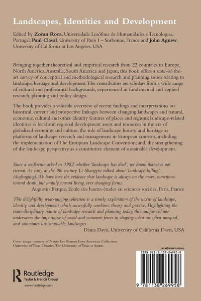 Produktbild: Landscapes, Identities and Development