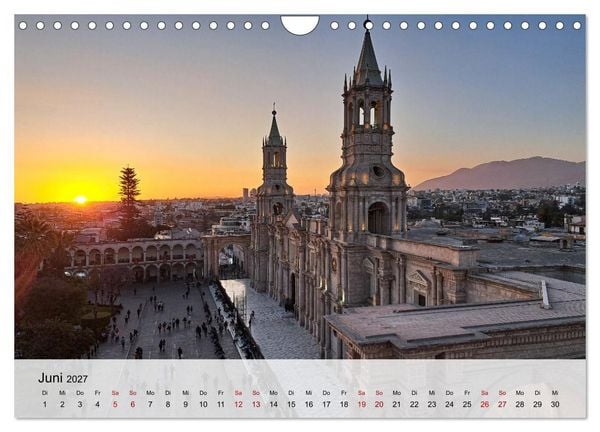 Produktbild: Entdecke S&uuml;damerika: Monat f&uuml;r Monat (Wandkalender 2027 DIN A4 quer), CALVENDO Monatskalender