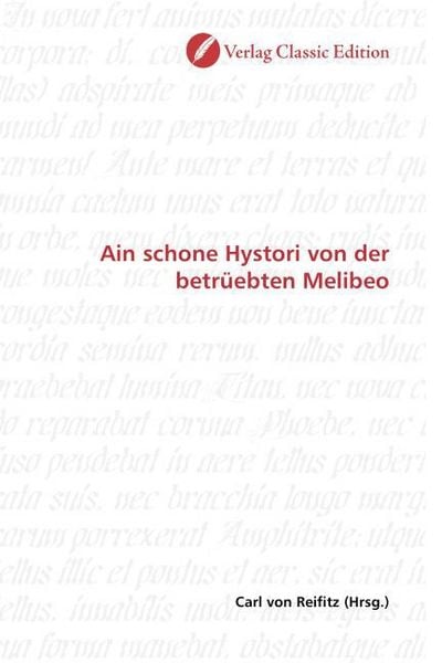 Produktbild: Ain schone Hystori von der betr&uuml;ebten Melibeo