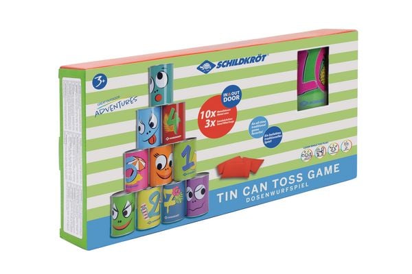Produktbild: SCHILDKR&Ouml;T Dosenwurfspiel, Set 10 Dosen